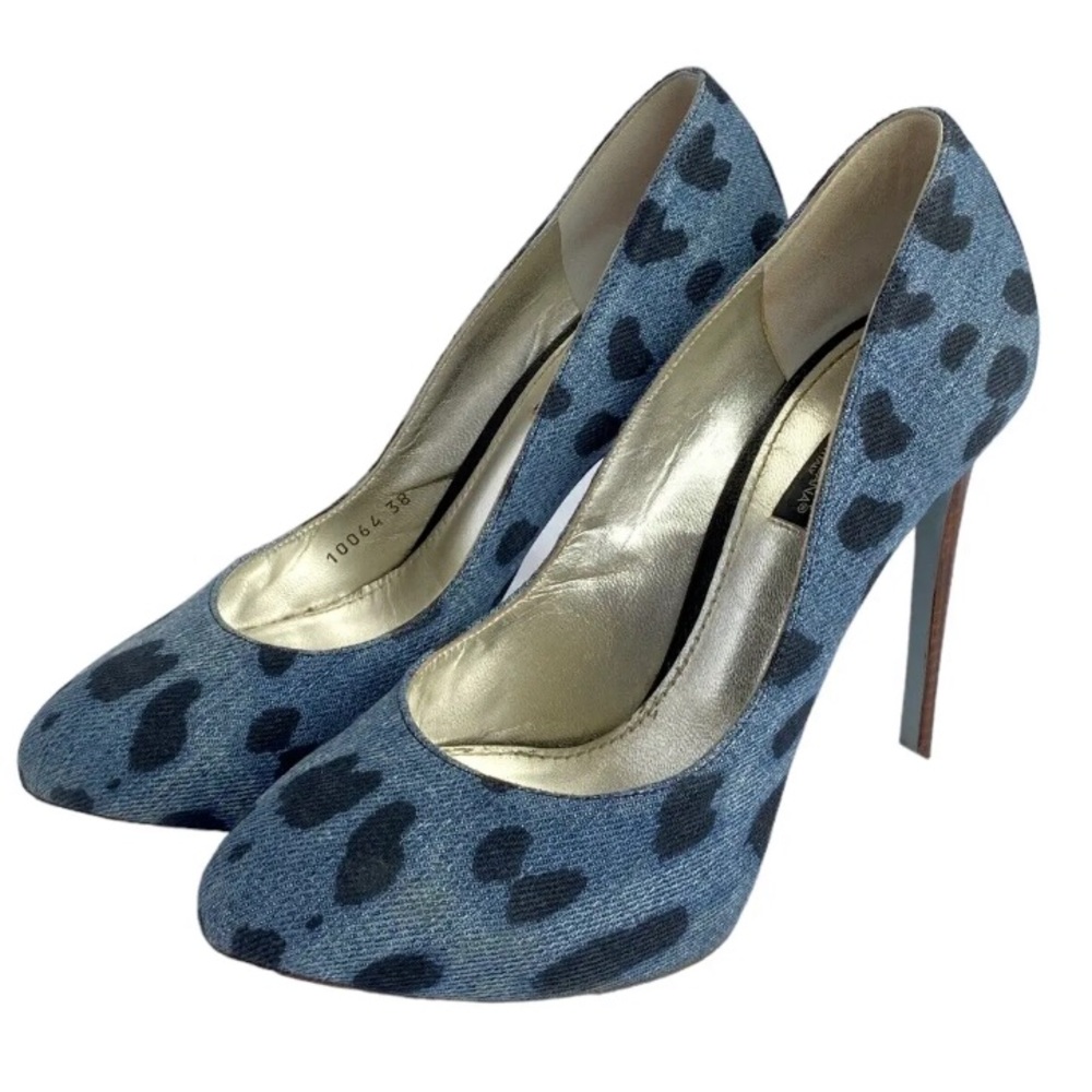 Dolce & Gabbana denim heels Make me a offer